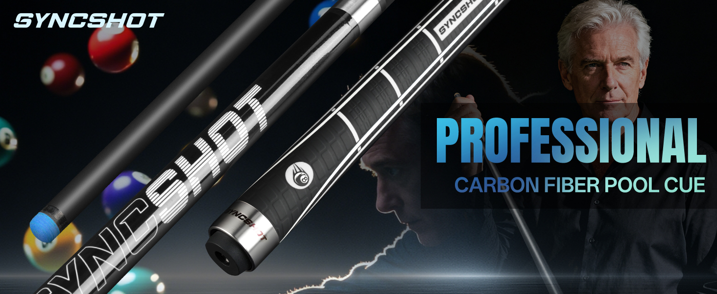 CARBON FIBER POOL CUE