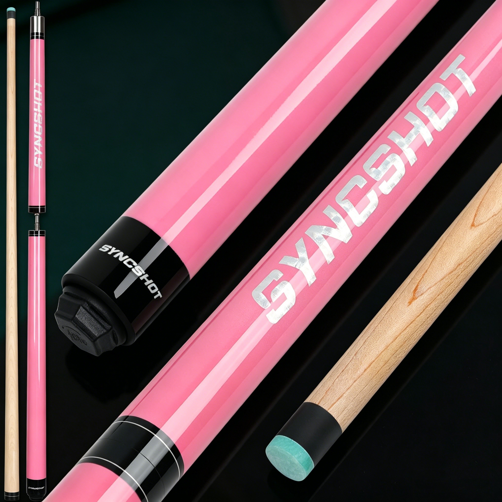 3-Piece Break & Jump Pool Cue