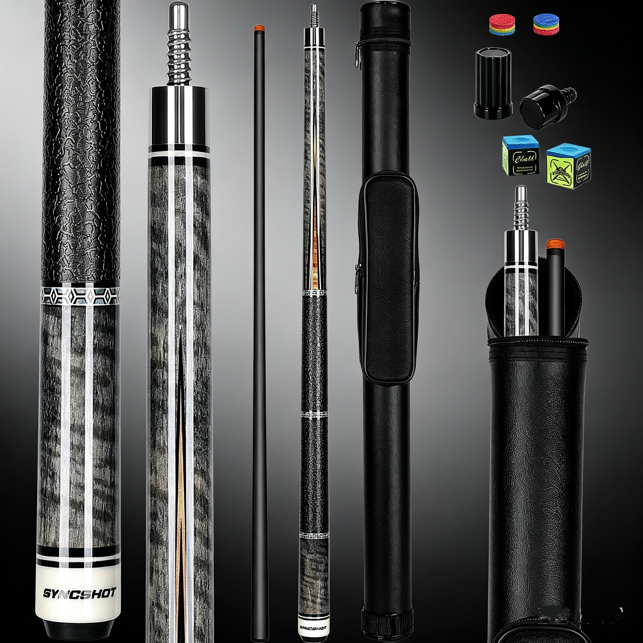 Carbon Fiber Pool Cue 58